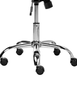 Tuolit<Beliani Tyotuoli Keinonahka Musta Princess