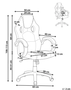 Online Beliani Tyotuoli Keinonahka Musta/Violetti Fighter