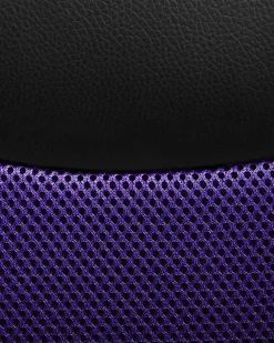 Online Beliani Tyotuoli Keinonahka Musta/Violetti Fighter