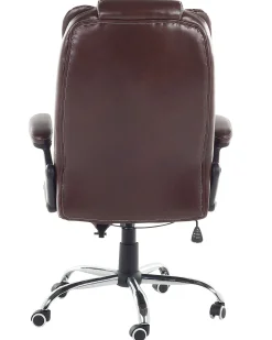 Clearance Beliani Tyotuoli Keinonahka Ruskea Royal