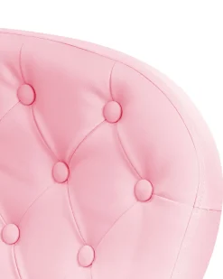 Fashion Beliani Tyotuoli Keinonahka Vaaleanpunainen Princess