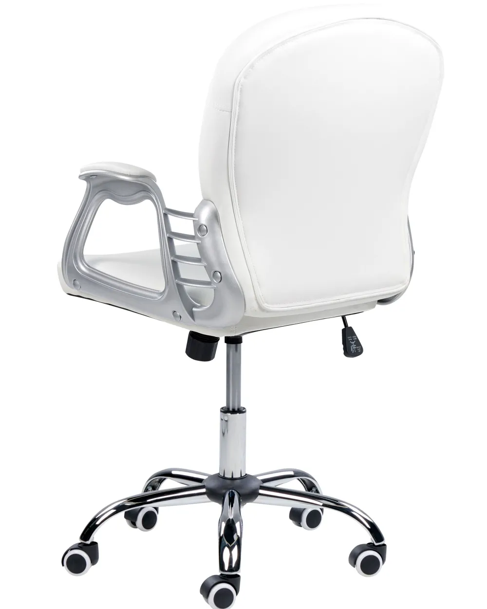 Store Beliani Tyotuoli Keinonahka Valkoinen Princess