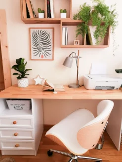 Cheap Beliani Tyotuoli Keinonahka Valkoinen Rotterdam