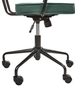 Tuolit<Beliani Tyotuoli Keinonahka Vihrea Pawnee