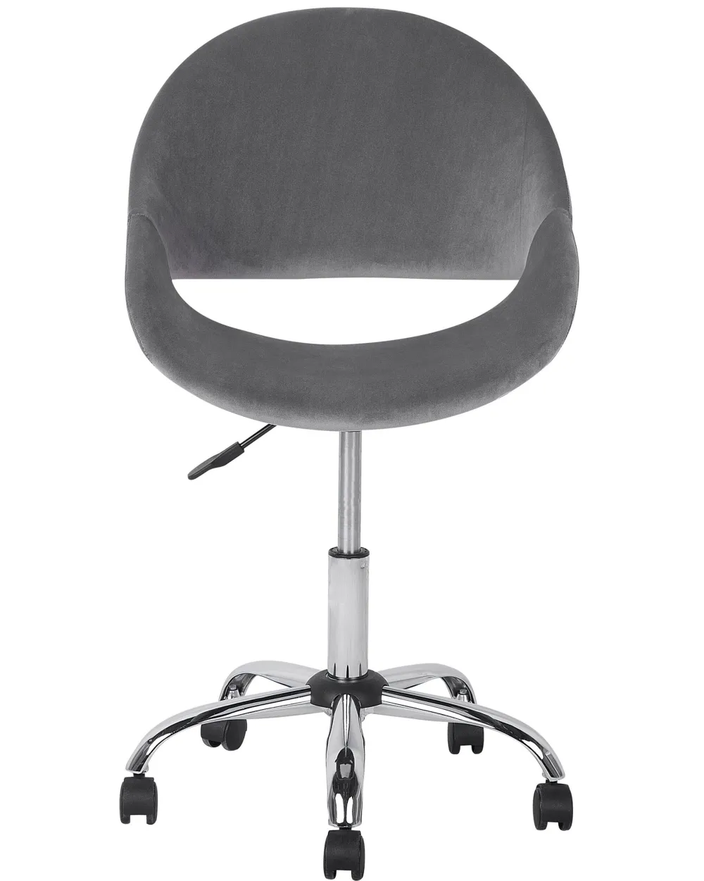 Lastenhuone<Beliani Tyotuoli Sametti Harmaa Selma