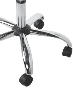 Lastenhuone<Beliani Tyotuoli Sametti Harmaa Selma