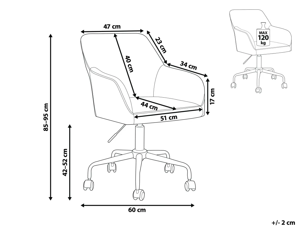 Tuolit<Beliani Tyotuoli Sametti Mintunvihrea Antares