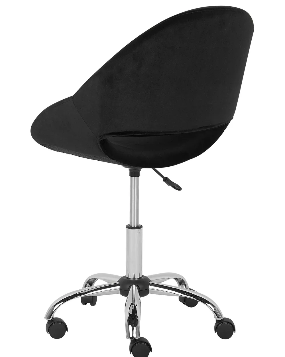 Sale Beliani Tyotuoli Sametti Musta Selma