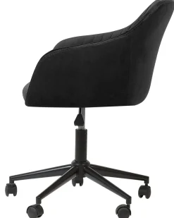 Flash Sale Beliani Tyotuoli Sametti Musta Venice