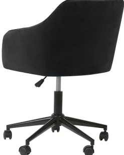 Flash Sale Beliani Tyotuoli Sametti Musta Venice