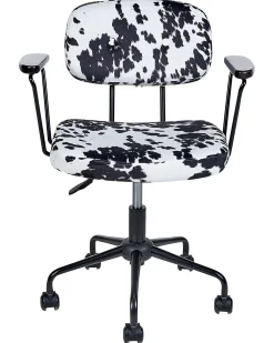 Hot Beliani Tyotuoli Sametti Musta/Valkoinen Algerita