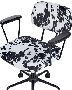 Hot Beliani Tyotuoli Sametti Musta/Valkoinen Algerita