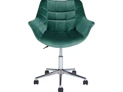 Cheap Beliani Tyotuoli Sametti Sinivihrea Labelle