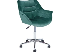 Cheap Beliani Tyotuoli Sametti Sinivihrea Labelle