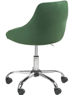 Clearance Beliani Tyotuoli Sametti Smaragdinvihrea Parrish