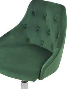 Clearance Beliani Tyotuoli Sametti Smaragdinvihrea Parrish