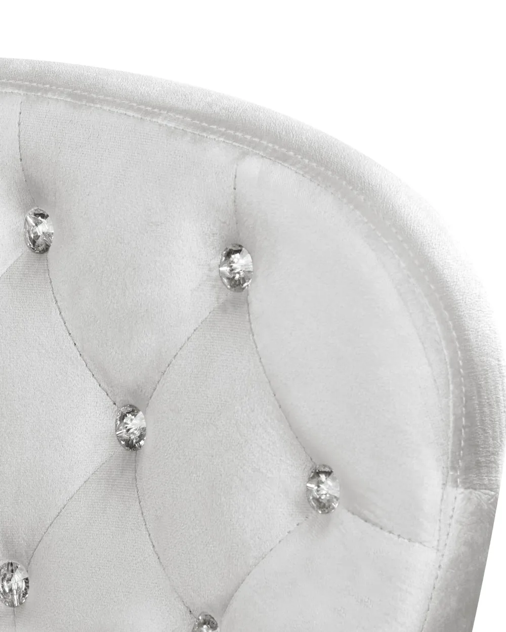 Lastenhuone<Beliani Tyotuoli Sametti Vaaleanharmaa/Hopea Princess