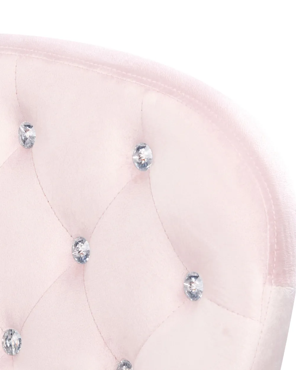 Lastenhuone<Beliani Tyotuoli Sametti Vaaleanpunainen/Hopea Princess