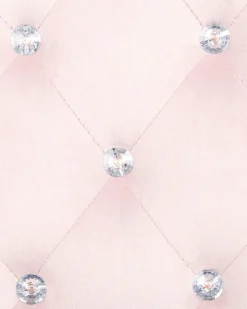 Lastenhuone<Beliani Tyotuoli Sametti Vaaleanpunainen/Hopea Princess