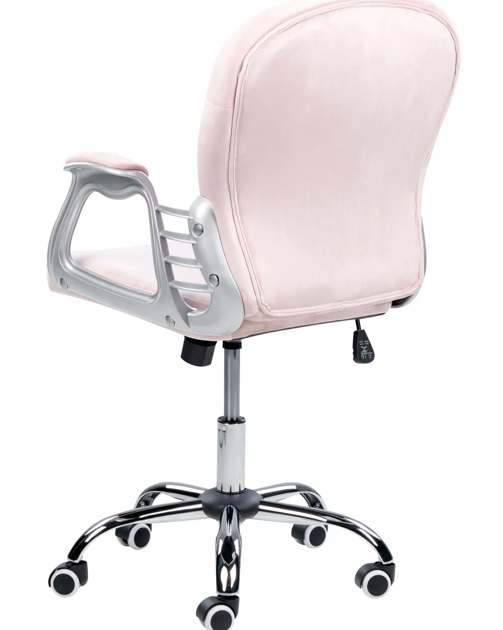 Lastenhuone<Beliani Tyotuoli Sametti Vaaleanpunainen Princess