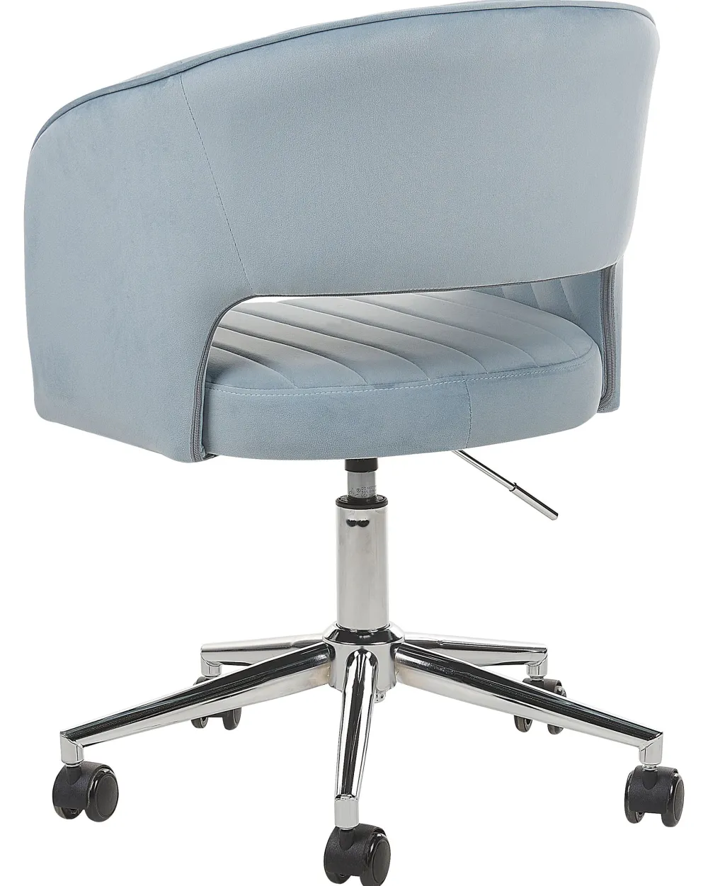 Best Sale Beliani Tyotuoli Sametti Vaaleansininen Katonah