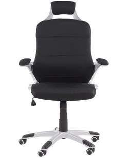 Lastenhuone<Beliani Tyotuoli Verkkokangas Musta Premier