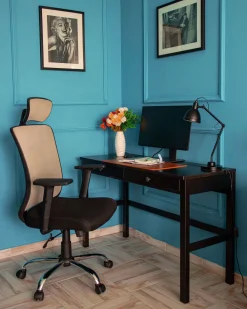 Hot Beliani Tyotuoli Verkkokangas Ruskeanharmaa/Musta Noble