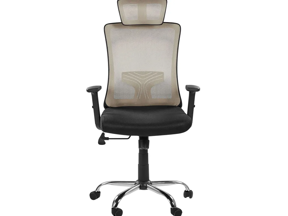 Hot Beliani Tyotuoli Verkkokangas Ruskeanharmaa/Musta Noble