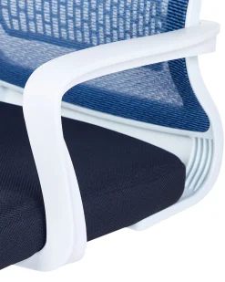 Lastenhuone<Beliani Tyotuoli Verkkokangas Sininen Leader