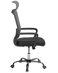 Fashion Beliani Tyotuoli Verkkokangas Tummanharmaa Leader