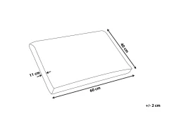 Tekstiilit<Beliani Tyyny Muistivaahtotayte Korkea 60 X 40 Cm Emin