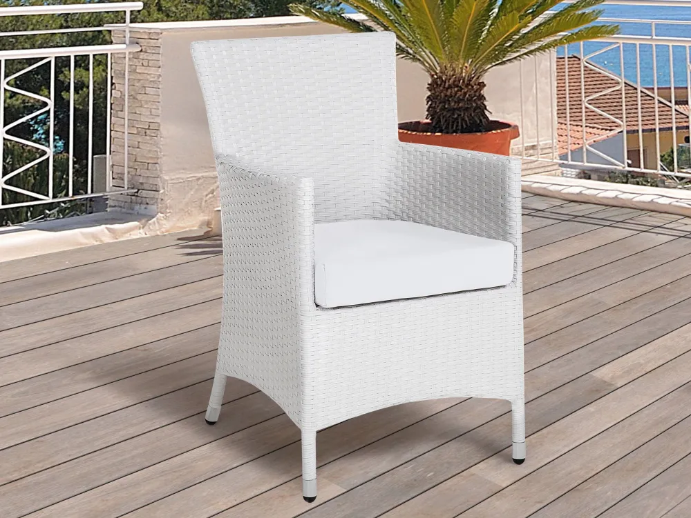 Hot Beliani Tyynynpaalliset 8 Kpl Luonnonvalkoinen Italy