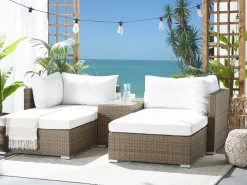 Tekstiilit<Beliani Tyynynpaalliset Noto-Kalusteisiin Kermanvalkoinen