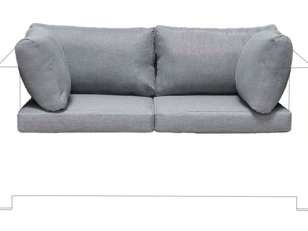 Online Beliani Tyynynpaalliset Ulkotiloihin Harmaa Milano