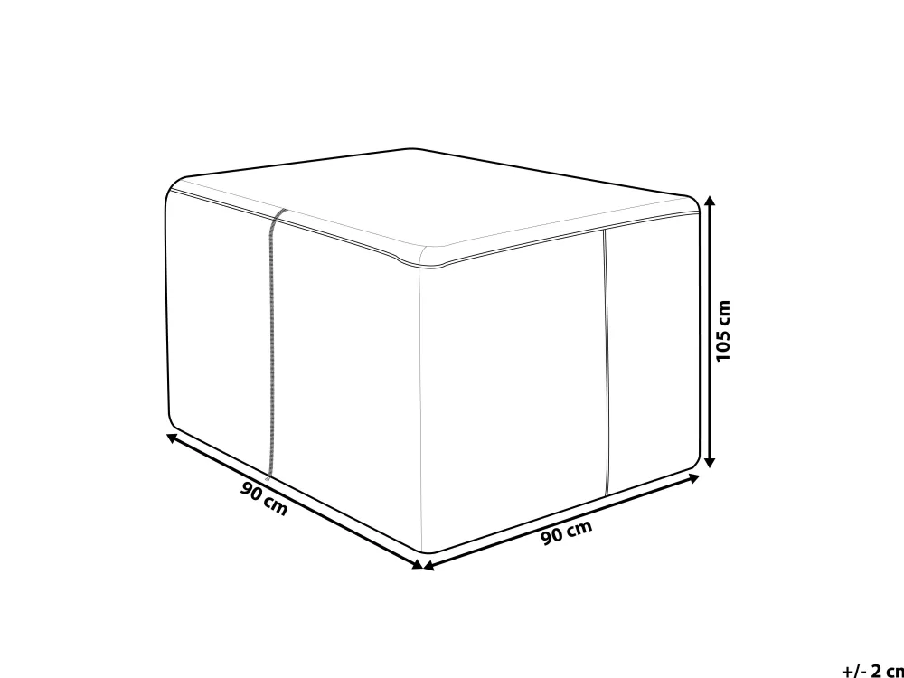 Hot Beliani Ulkokalusteiden Suojapeite 90 X 90 X 105 Cm Chuva
