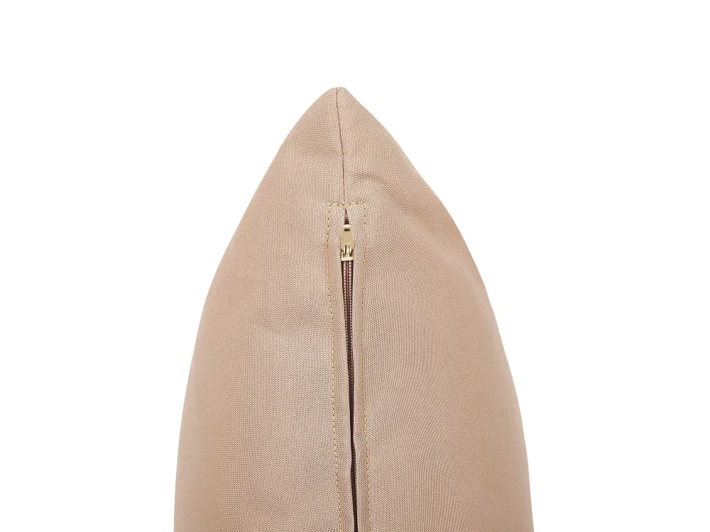 Best Sale Beliani Ulkokoristetyyny Hiekanruskea 40 X 40 Cm 2 Kpl Palairos