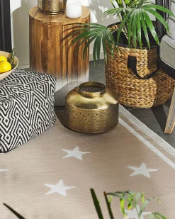 Clearance Beliani Ulkomatto Beige 120 X 180 Cm Latur