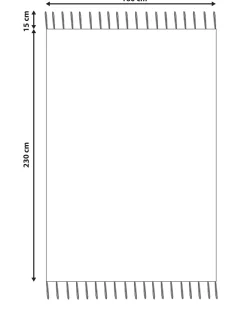 Matot<Beliani Ulkomatto Harmaa/Valkoinen 160 X 230 Cm Tabiat