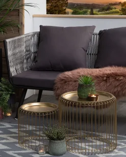 Cheap Beliani Ulkomatto Kaksipuolinen Harmaa 90 X 180 Cm Sirsa