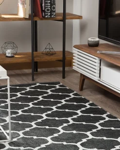 Matot<Beliani Ulkomatto Kaksipuolinen Musta/Valkoinen 160 X 230 Cm Aladana