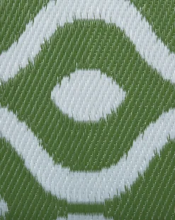 Store Beliani Ulkomatto Kaksipuolinen Tummanvihrea 120 X 180 Cm Pune