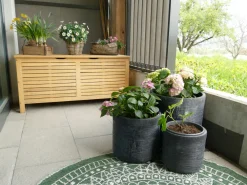 Best Sale Beliani Ulkomatto Kaksipuolinen Vihrea/Valkoinen 140 Cm Yalak