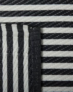 Outlet Beliani Ulkomatto Musta 90 X 180 Cm Haldia