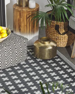 Matot<Beliani Ulkomatto Musta 90 X 180 Cm Rohtak