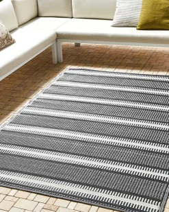 Fashion Beliani Ulkomatto Musta/Beige 160 X 230 Cm Mansa