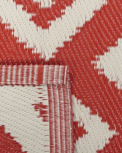 Best Beliani Ulkomatto Punainen 120 X 180 Cm Dewas