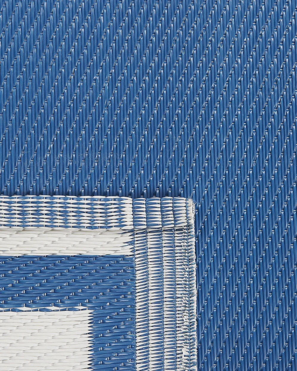 Discount Beliani Ulkomatto Sininen 120 X 180 Cm Etawah