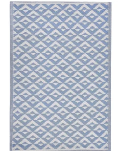 Store Beliani Ulkomatto Vaaleansininen 120 X 180 Cm Bihar