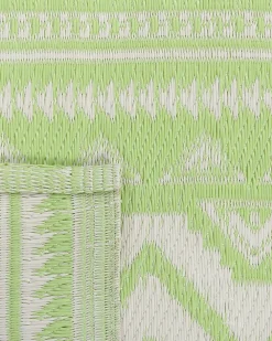 Matot<Beliani Ulkomatto Vaaleanvihrea 120 X 180 Cm Nagpur