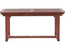 Flash Sale Beliani Ulkoruokailuryhma 6-Istuttava Akaasiapuinen Terrakotan Varisilla Pehmusteilla Toscana